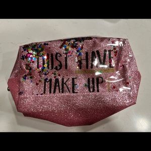Pink Glittery makeup bag